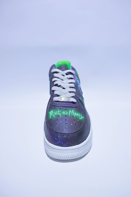 Custom Rick and Morty AF1