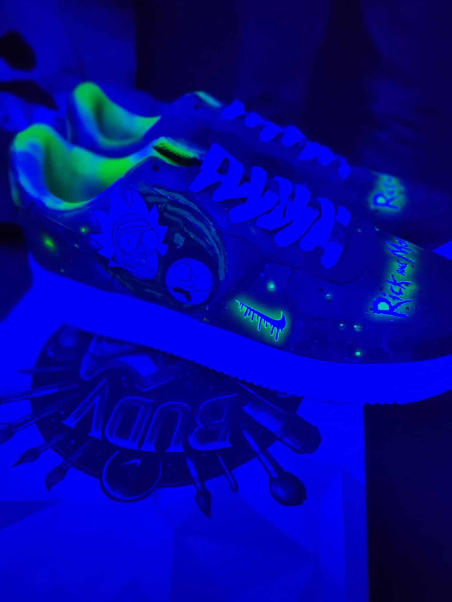 Custom Rick and Morty AF1