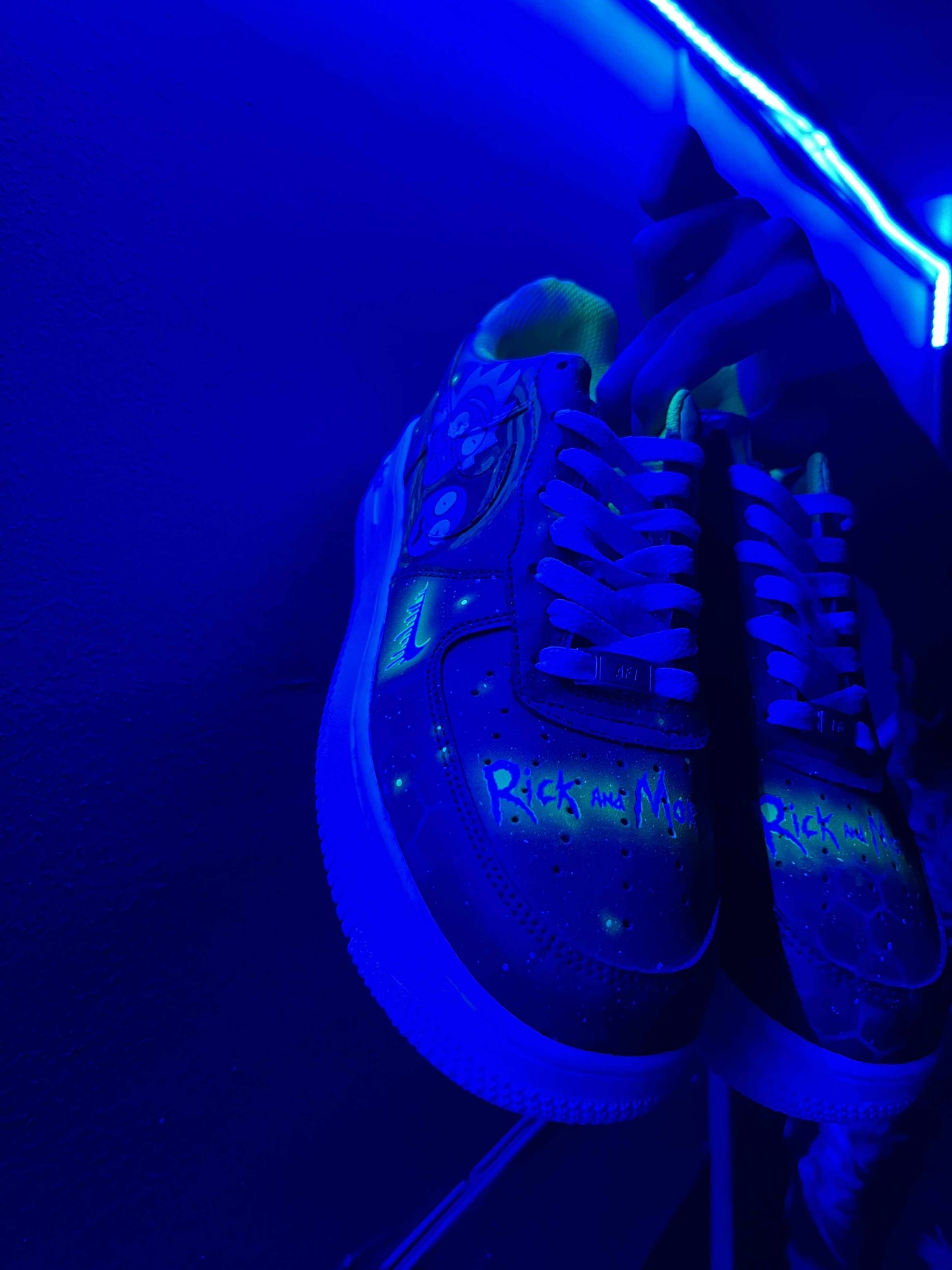 Custom Rick and Morty AF1