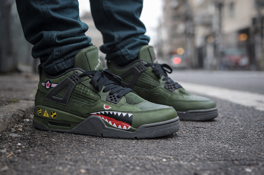 custom air warhawk jordan 4s