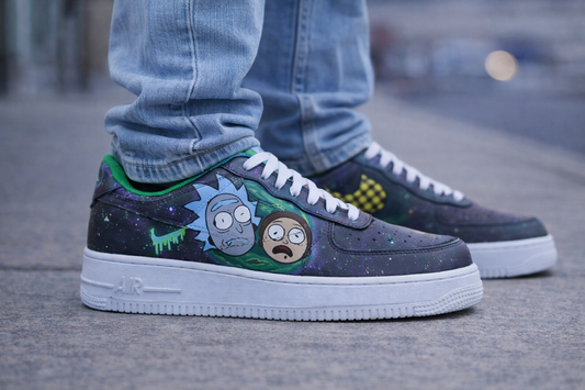 custom rick and morty AF1
