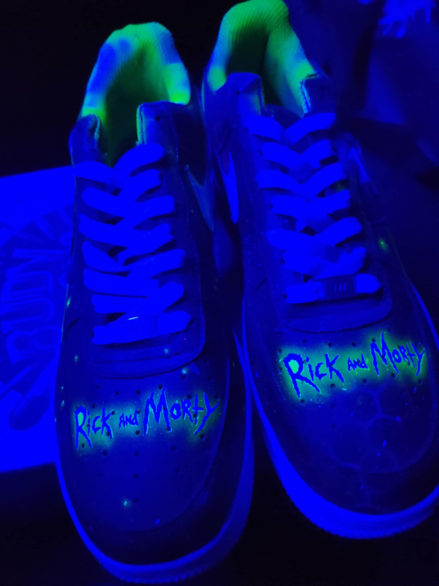 Custom Rick and Morty AF1