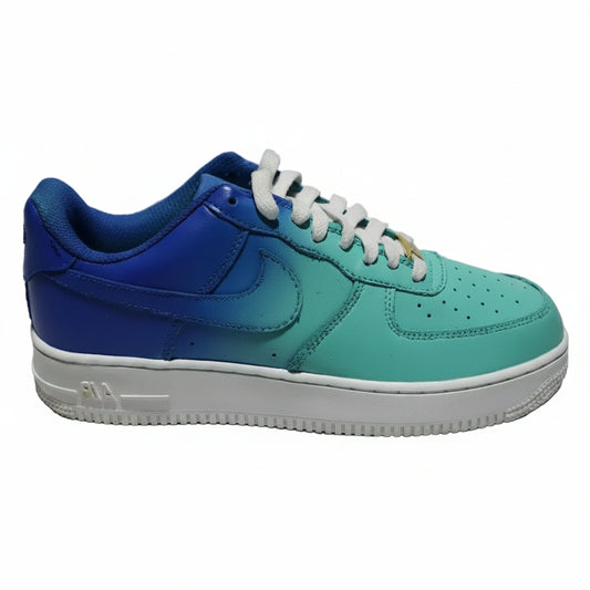 custom kaliedo blue af1